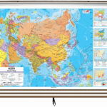 Eastern Hemisphere Advanced Political Wall Map Set On Roller W