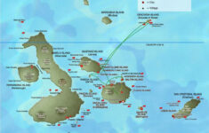 Ecuador And Galapagos Islands Political Map Stock Vector Throughout