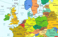 Europe Cities Tourist Map Oppidan Library