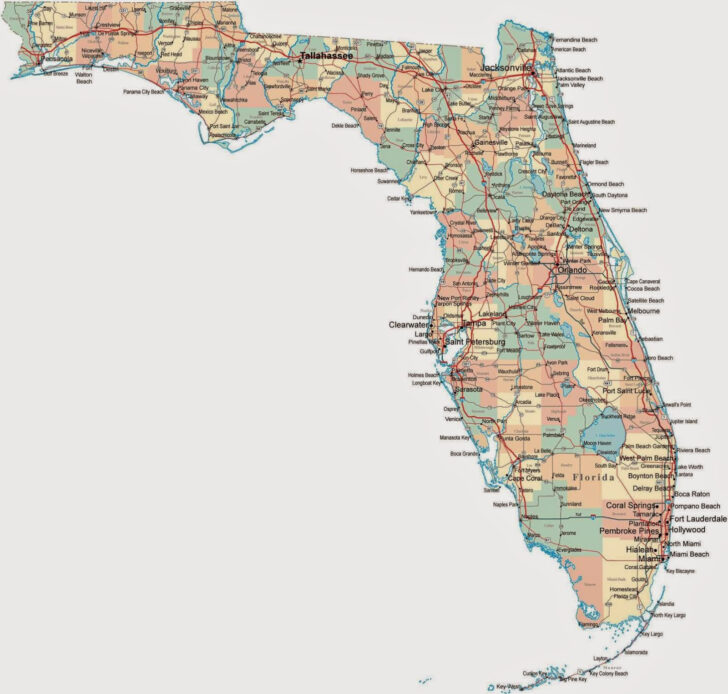 How To Print A Map Of Florida