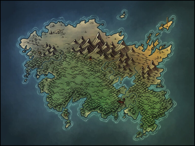 Free Best DND World Maps Printable PNG PDF World Map With Countries ...