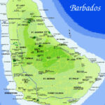 Free Printable Labeled And Blank Map Of Barbados In PDF