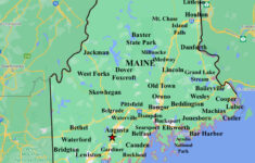 Free Printable Maine Map Collection And Other US State And City Maps