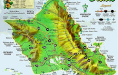 Free Printable Map Of Oahu The Island Of Oahu Oahu Hawaii Map Oahu
