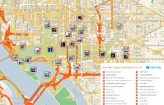 Free Printable Map Of Washington D C Attractions Washington