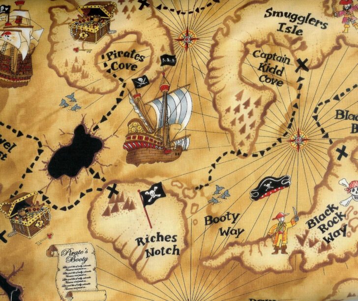 Printable Pirate Map
