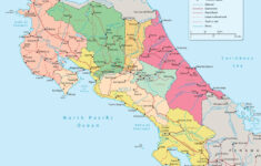 Free Vector Map Of Costa Rica Political One Stop Map Free Printable