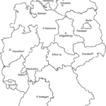 Germany Map Black And White Zip Code Map
