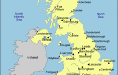 great britain printable map the world travel Great Britain Printable Map The World Travel