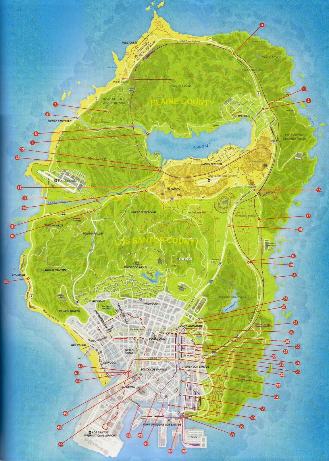 GTA 5 Walkthrough Guide Secrets Easter Eggs Aerial Challenges In 