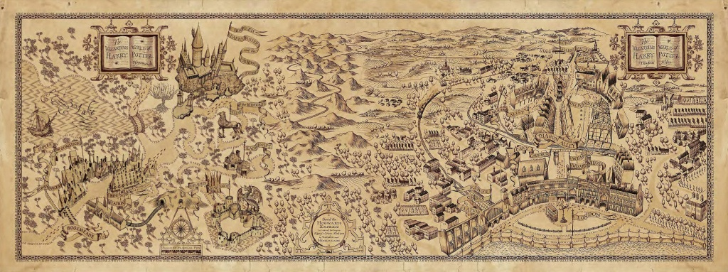 Harry Potter Marauders Map Printable Printable Maps