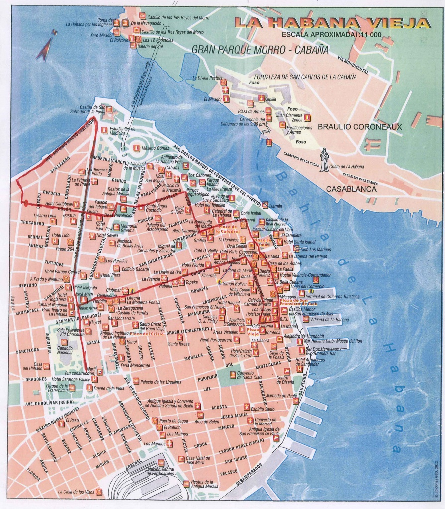 Havana City Map Printable Free Printable Maps