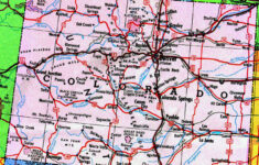 Highways Map Of Colorado State Colorado State Highways Map Vidiani