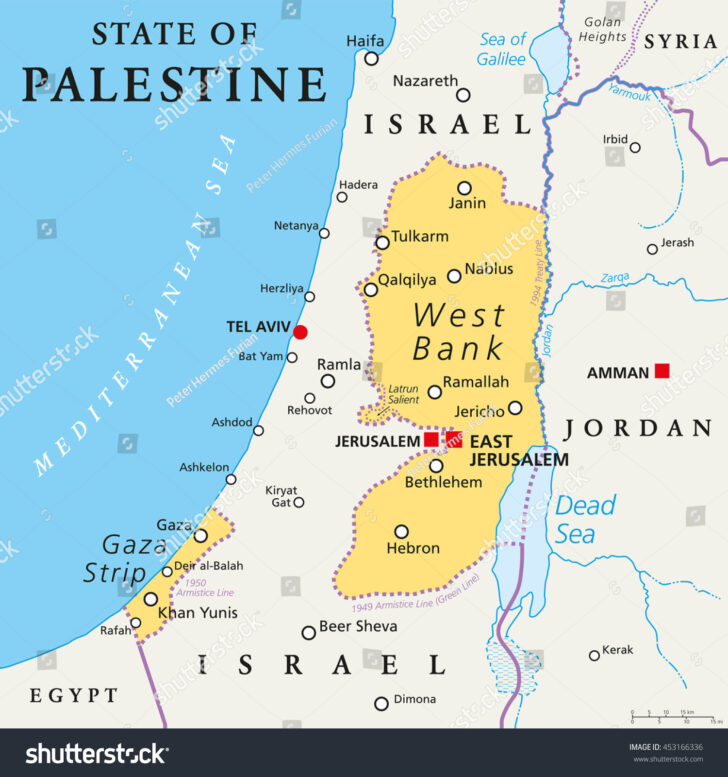 Map Of Palestine And Israel 400ad