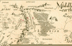 Hobbit Karte Mittelerde
