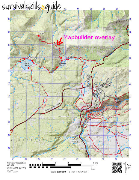 Printable Mgrs Topo Maps | Adams Printable Map