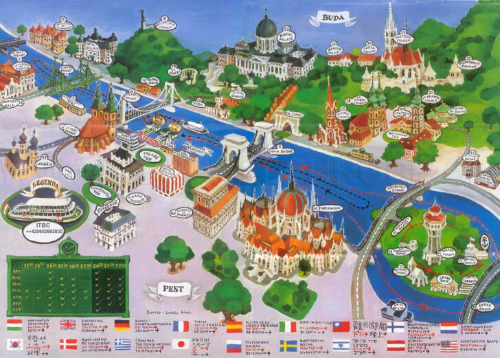 Tourist Map Budapest