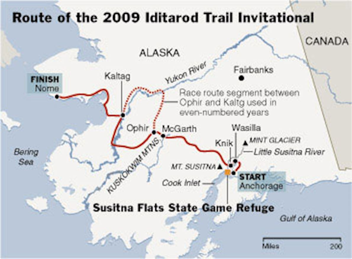 Iditarod Trail Invitational World 39 s Marathons