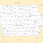Iowa Cities And Towns Mapsof