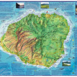 Kauai Guide Map Laminated By Frankos Maps Ltd