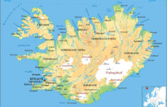 Labeled Iceland Map World Map Blank And Printable