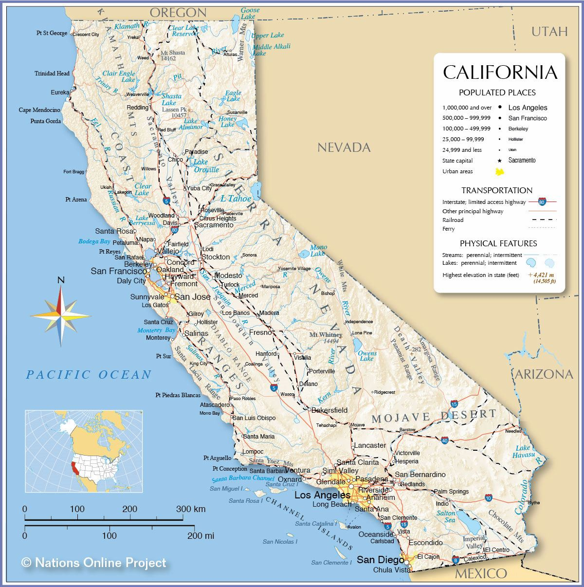 Large California Maps For Free Download And Print High Resolution And 