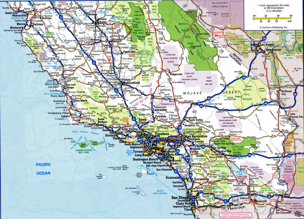 Large California Maps For Free Download And Print High Resolution 