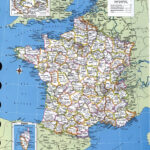 Large Detailed Administrative And Political Map Of France With All