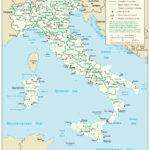Large Detailed Administrative Divisions Map Of Italy Vidiani