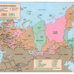 Large Detailed Administrative Divisions Map Of Russia 1994 Vidiani