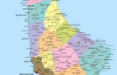 Large Detailed Administrative Map Of Barbados Barbados Large Detailed