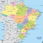 Large Detailed Administrative Map Of Brazil Brazil Large Detailed