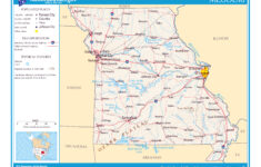 Large Detailed Map Of Missouri State Missouri State Large Detailed Map