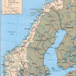 Large Detailed Political And Administrative Map Of Norway With Cities