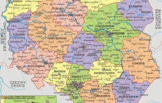 Large Detailed Political And Administrative Map Of Poland Poland Large