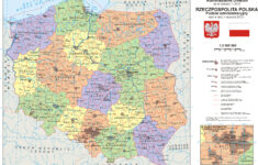 large detailed political and administrative map of poland with all 1 Large Detailed Political And Administrative Map Of Poland With All