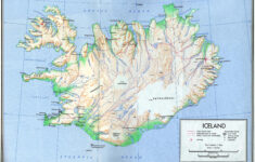 Large Detailed Relief Map Of Iceland With Roads And Cities Vidiani