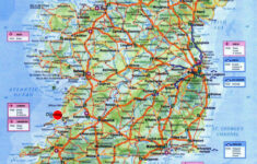 large detailed road map of ireland with cities airports and other 3 Large Detailed Road Map Of Ireland With Cities Airports And Other