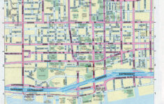Large Detailed Tourist Map Of Downtown Of Toronto City Vidiani