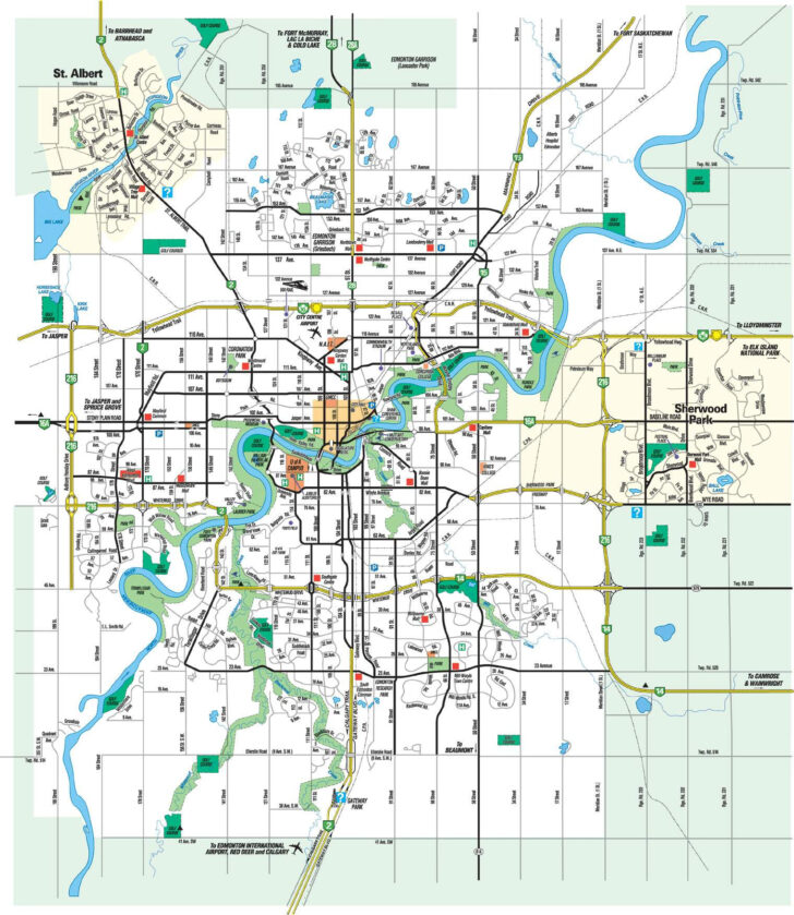 Printing Maps Of Edmonton Alb