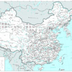 Large Political And Administrative Map Of China With Cities And Other