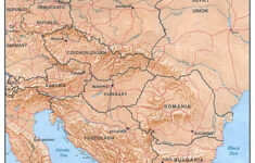 large political map of eastern europe with relief capitals and major Large political map of Eastern Europe with relief capitals and major