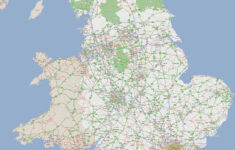 Large Road Map Of England With Cities England United Kingdom
