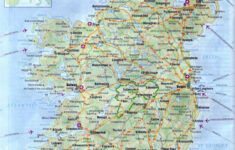 Large Road Map Of Ireland With All Cities Airports And Roads Ireland