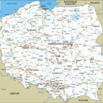 Large Size Road Map Of Poland Worldometer