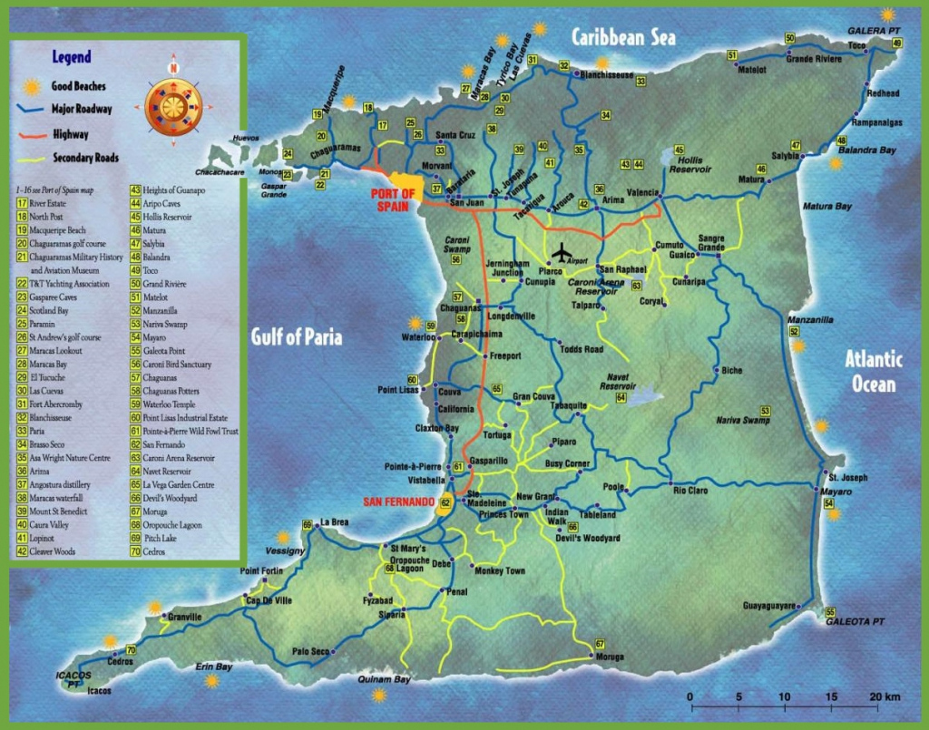 Large Tobago Island Maps For Free Download And Print High Within 