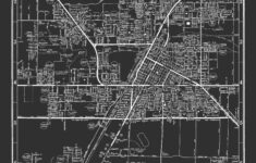 Las Vegas Map Vintage Las Vegas Map Print Old Las Vegas Etsy