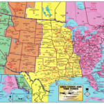 Lincmad 39 S 2019 Area Code Map With Time Zones Printable Us Map With