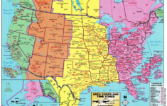 Lincmad 39 s 2019 Area Code Map With Time Zones Printable Us Map With