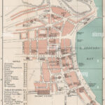 LLANDUDNO Town City Plan Wales BARTHOLOMEW 1902 Antique Map Stock